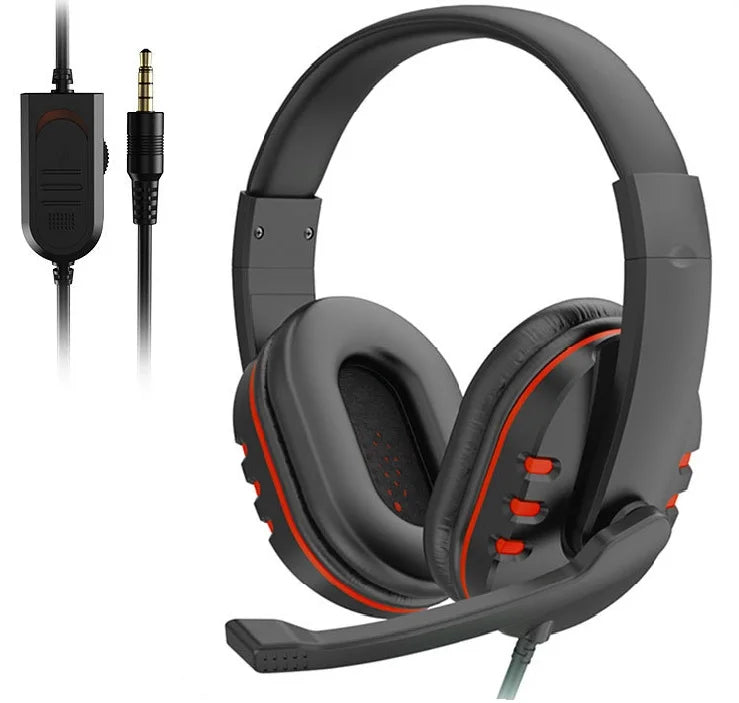 Gaming Headset 3.5mm Wired With Microphone for PS4,PC&Laptop