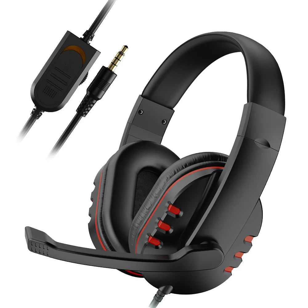 Gaming Headset 3.5mm Wired With Microphone for PS4,PC&Laptop