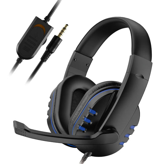 Gaming Headset 3.5mm Wired With Microphone for PS4,PC&Laptop